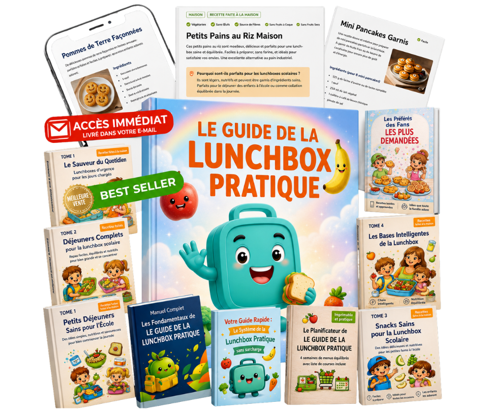 Le guide pratique de la boîte à lunch + bonus exclusifs 🎁