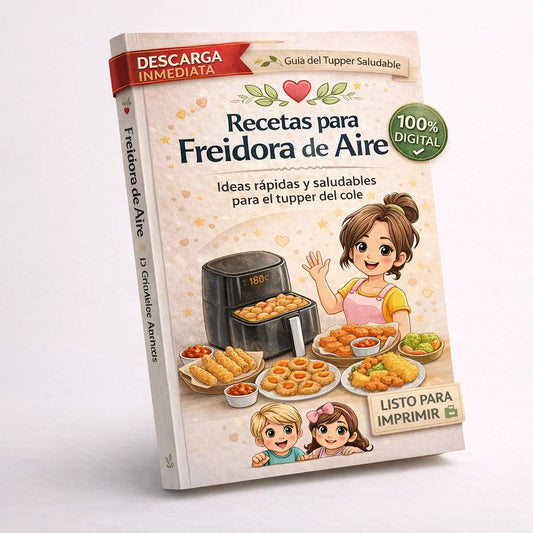 Recetas para Freidora de Aire: 50 Ideas Rápidas y Saludables para el Tupper del Cole